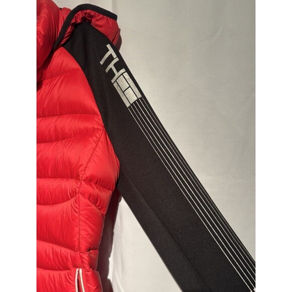 Tommy Hilfiger Red Packable Puff Down Vest/jacket Hooded Full Zip Womens Sz S - Picture 6 of 8